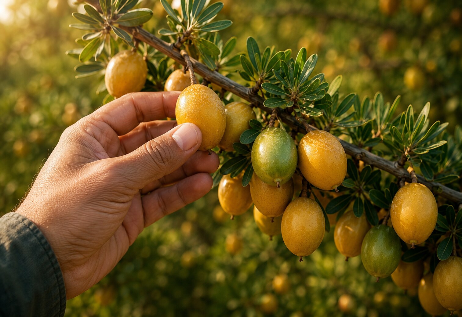 Plantation d'arganiers en Algérie