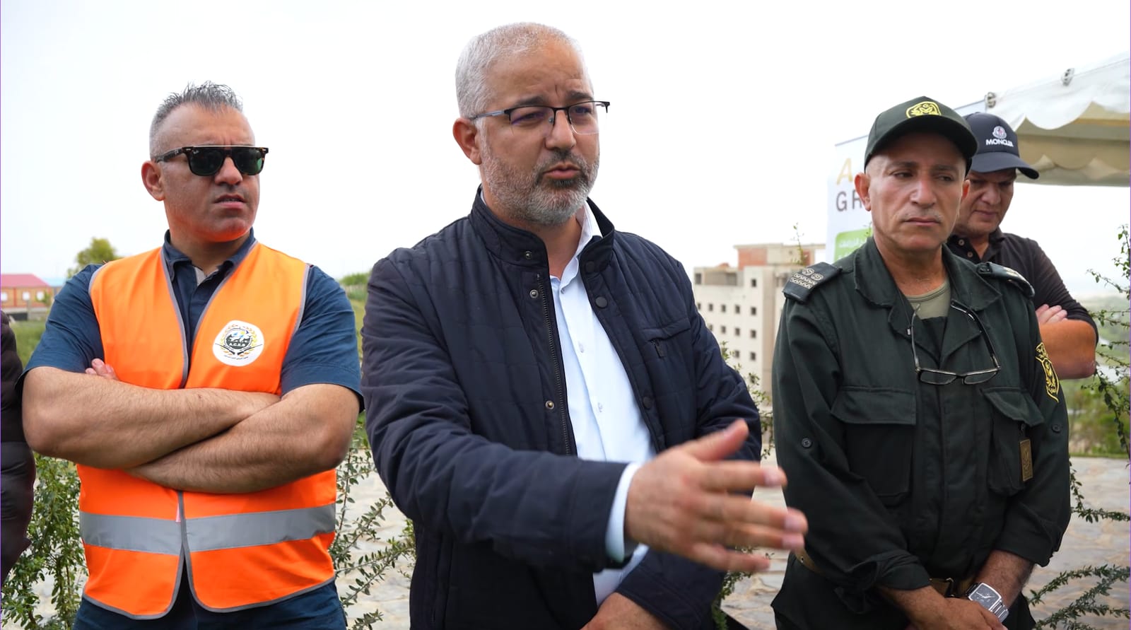 AMF Group — Argan tree planting officer speaking gesturing